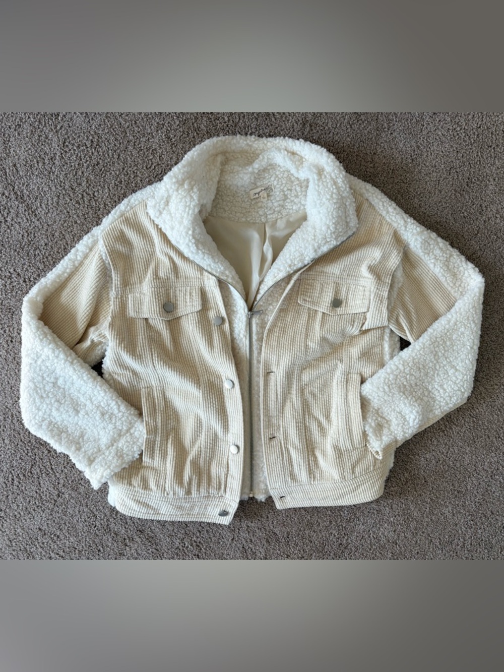 Sherpa/Corduroy Jacket